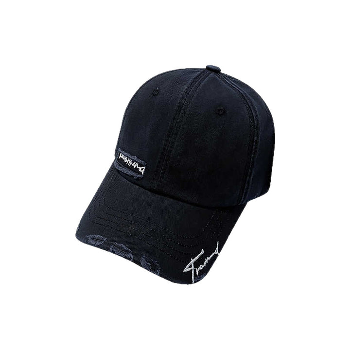 Unisex Distressed Graphic Baseball Hat Stornfield