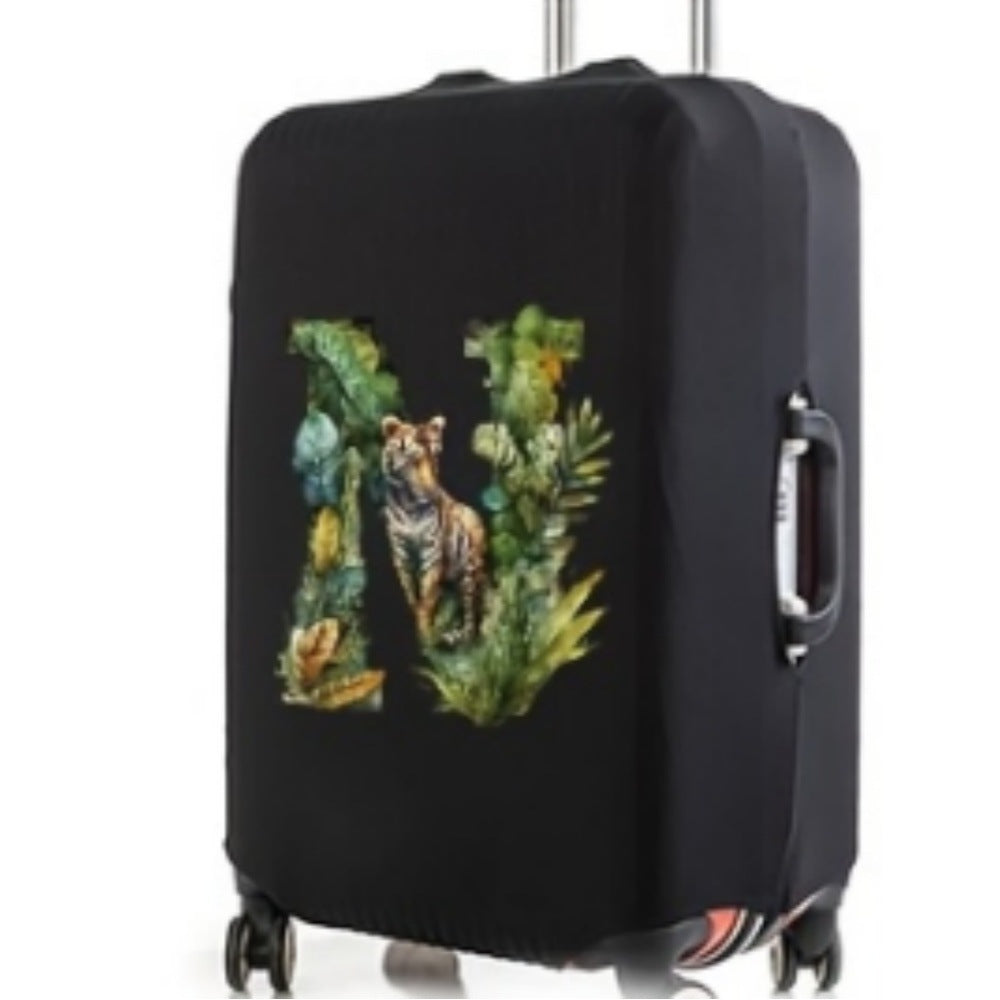 Unisex hard shell suitcase with unique tiger design Stornfield