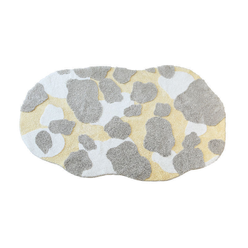 Abstract Mountain-shaped Rug
