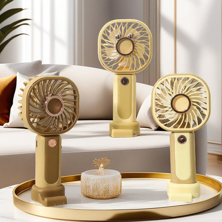 Ladies Portable Mini USB Fan with Animal Lion Design Stornfield