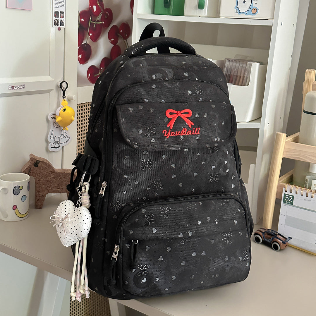 Playful Illustrated Graphic Backpack Stornfield