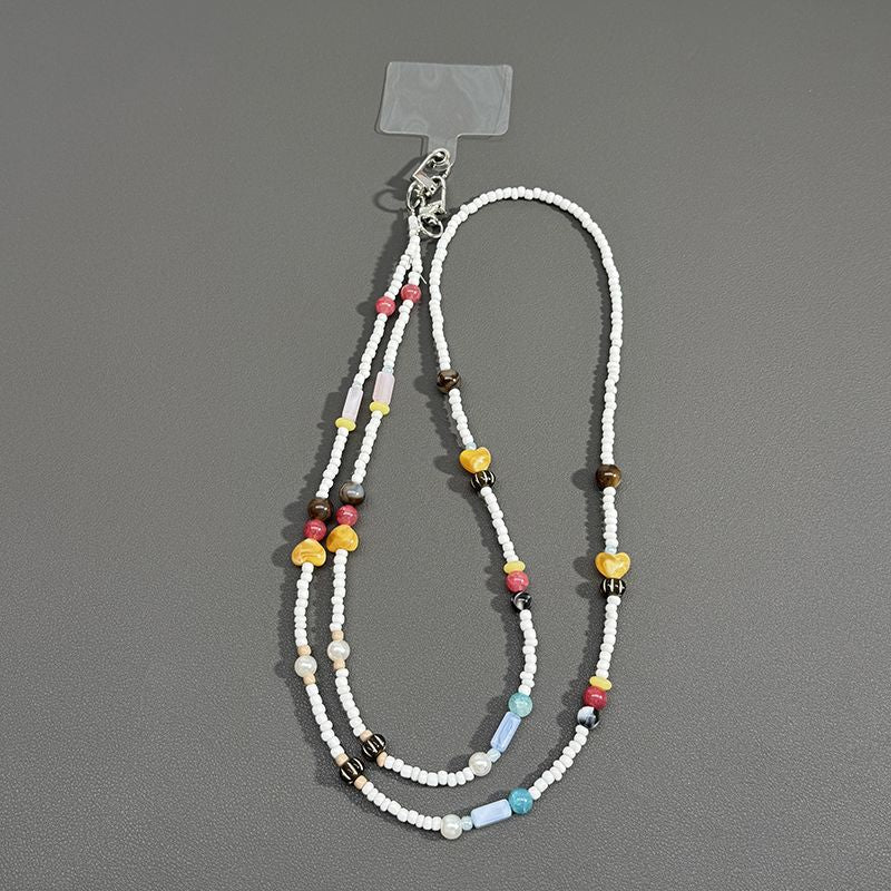 Beaded Eyewear Chain with Butterfly Accents Stornfield
