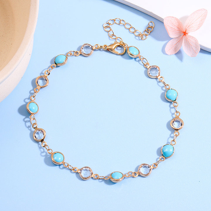 Decorative Gemstone Anklet Stornfield