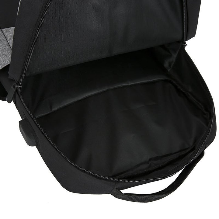 Multi-Compartment Travel Backpack with Detachable Pouch Stornfield