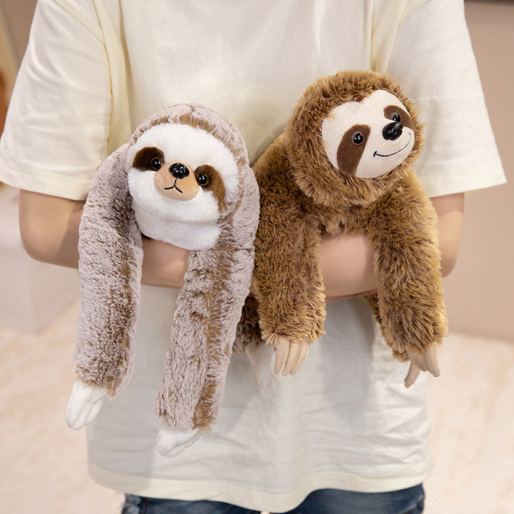 Plush Lifelike Crawling Sloth Cuddle Pillow Stornfield