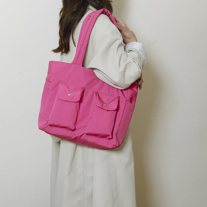 Multi-Pocket Travel Tote Bag