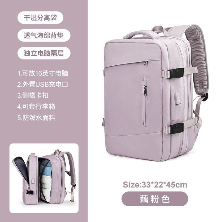 Multifunctional Laptop Backpack with USB Charging Port and Water-Repellent Material Stornfield