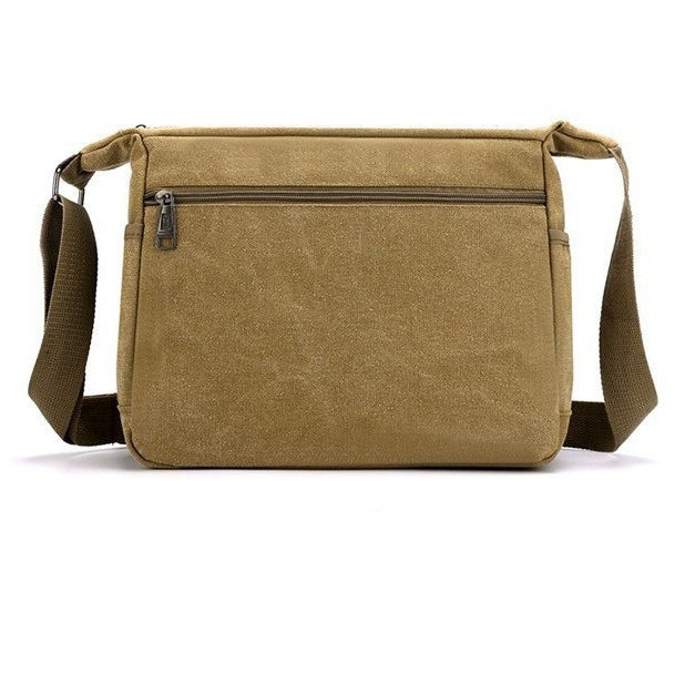 Multi-Functional Canvas Messenger Bag