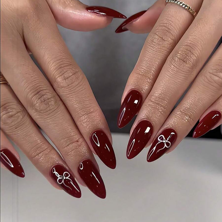 Acrylic nail set with elegant arch design Stornfield