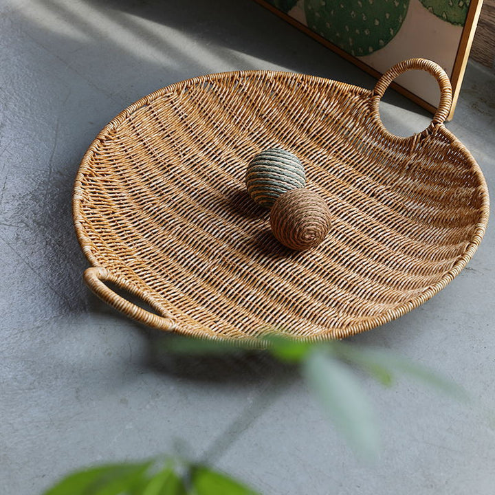Handwoven Rectangular Storage Basket with Comfortable Handles Stornfield