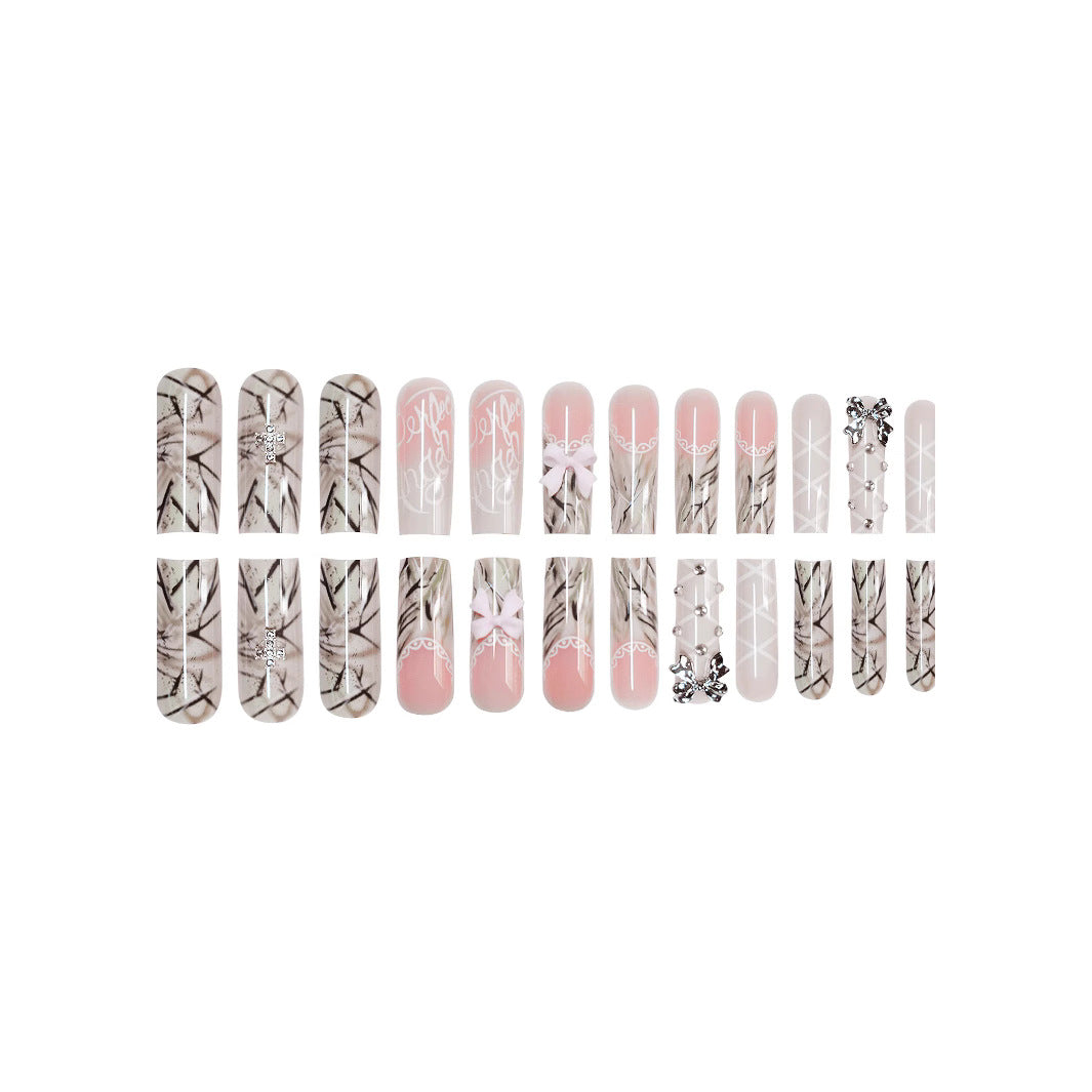Elegant Decorative Press-On Nail Art Stornfield