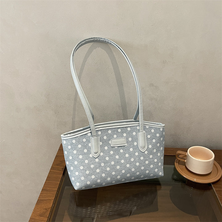 Elegant Polka Dot Tote Bag