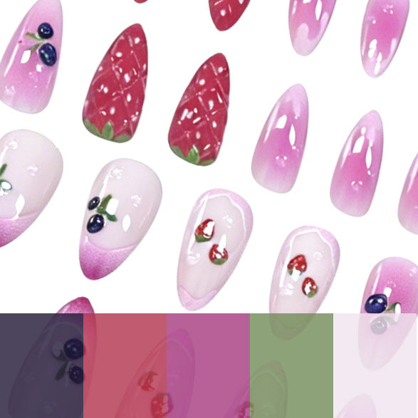 Artistic Fruit-Inspired Nail Art Stornfield