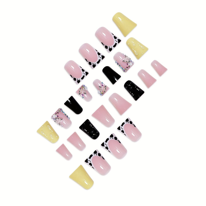 Artistic Multi-Texture Nail Extensions Stornfield