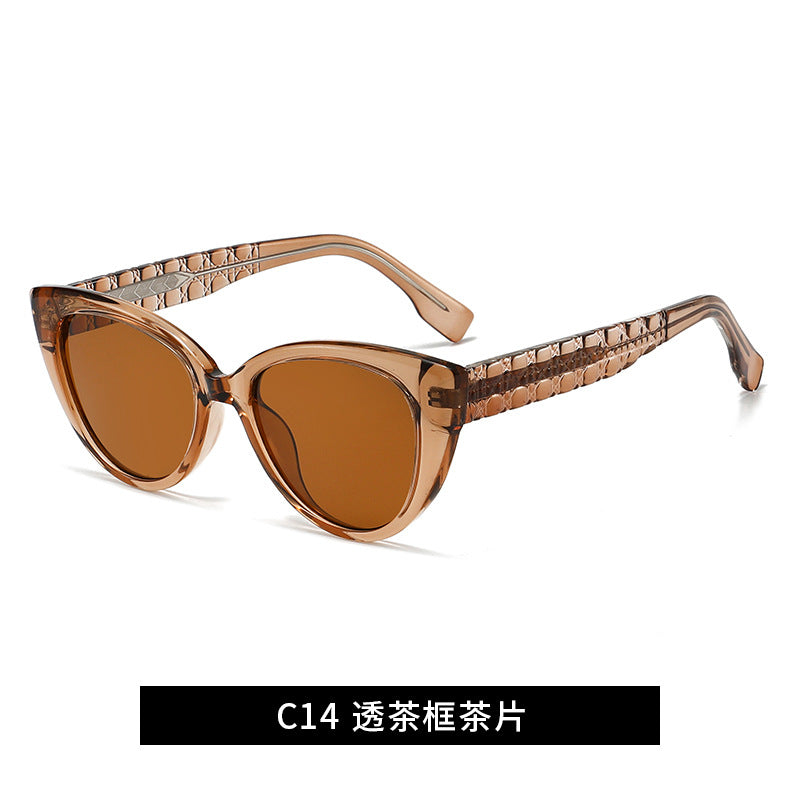 Women's Cat-Eye Sunglasses with Decorative Bridge Stornfield