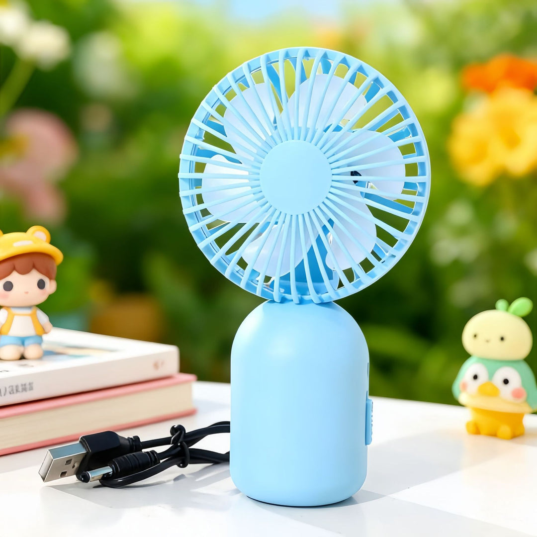 Unisex handheld fan in playful design Stornfield