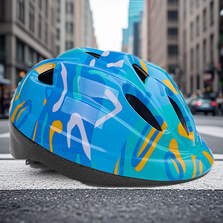 Children's bicycle helmet with dinosaur motif Stornfield