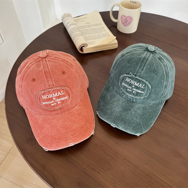 Men's Casual Distressed Cotton Baseball Cap Stornfield