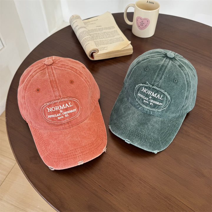 Men's Casual Distressed Cotton Baseball Cap Stornfield