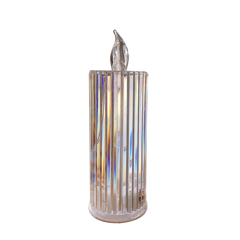 Decorative Crystal LED Flameless Candle Jar Stornfield