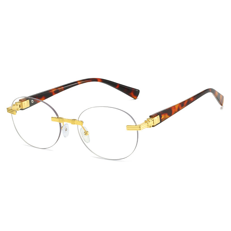 Women's fashionable sunglasses with transparent frame and flexible nose pad Stornfield