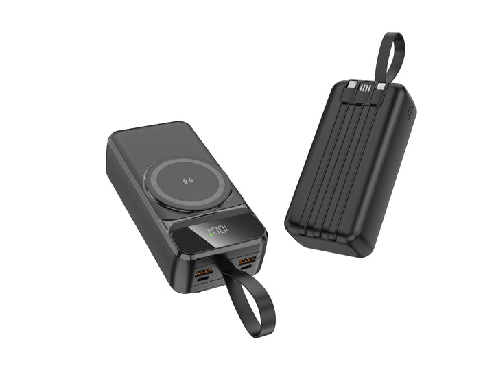 Portable Wireless Powerbank with Intelligent Charging Management and Digital Display Stornfield