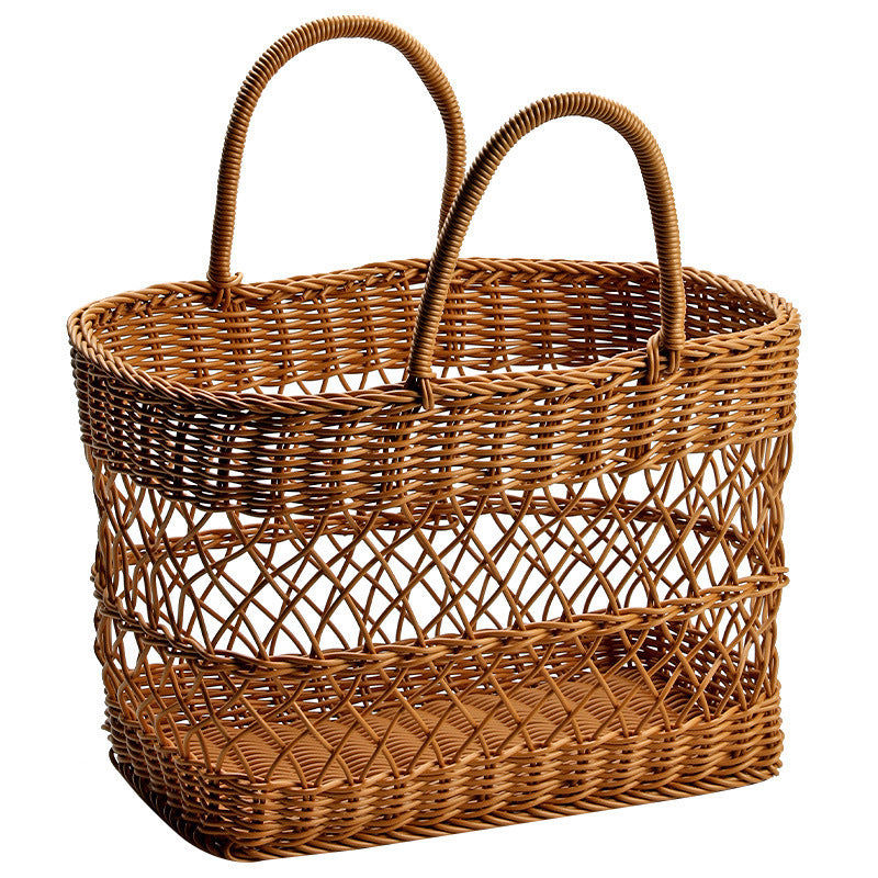 Handcrafted Woven Market Tote Stornfield