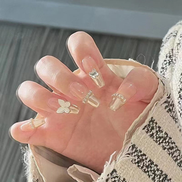 Artistic Press-On Nail Art Set Stornfield