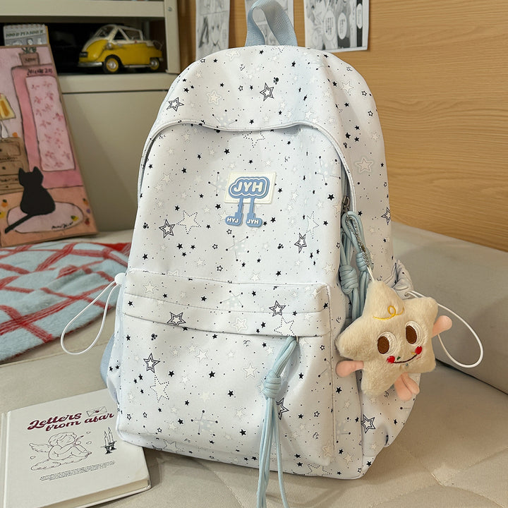 Stylish Star-Printed Backpack Stornfield 1791205440