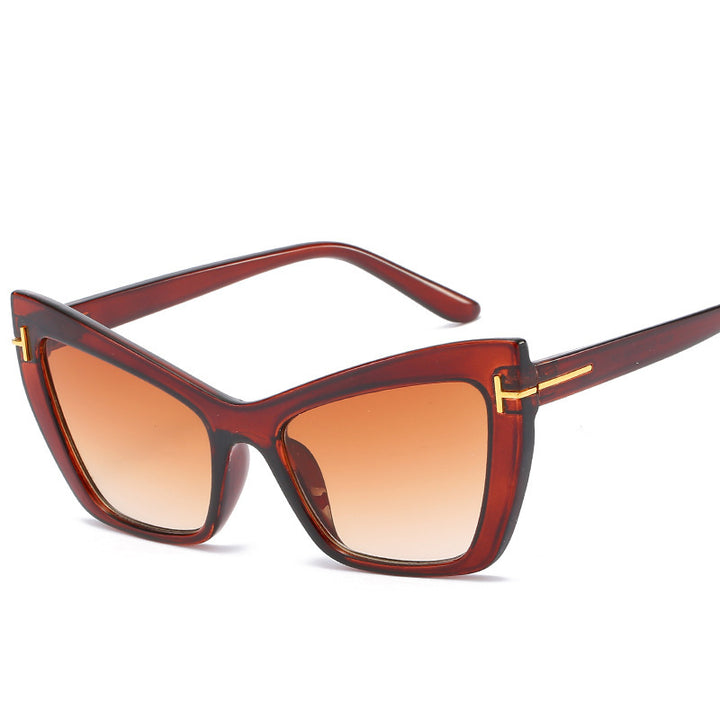 Cat-Eye Frame Sunglasses with Gradient Lenses Stornfield