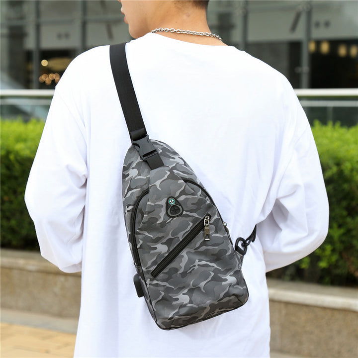 Crossbody backpack with water-repellent material and ergonomic carrying system Stornfield