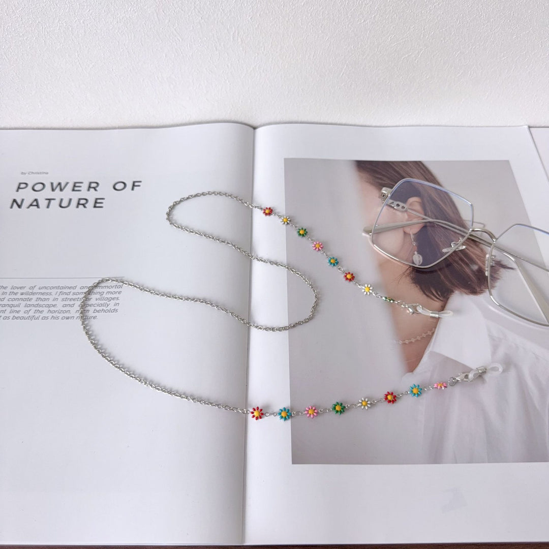 Floral-Accented Eyewear Chain Stornfield
