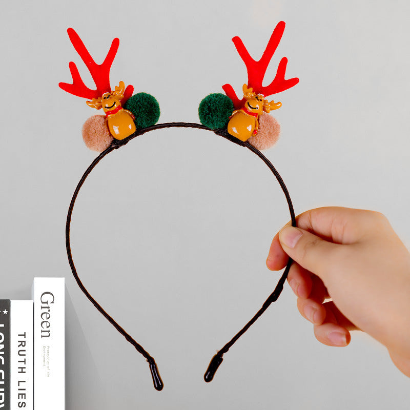 Festive Reindeer Antler Headband