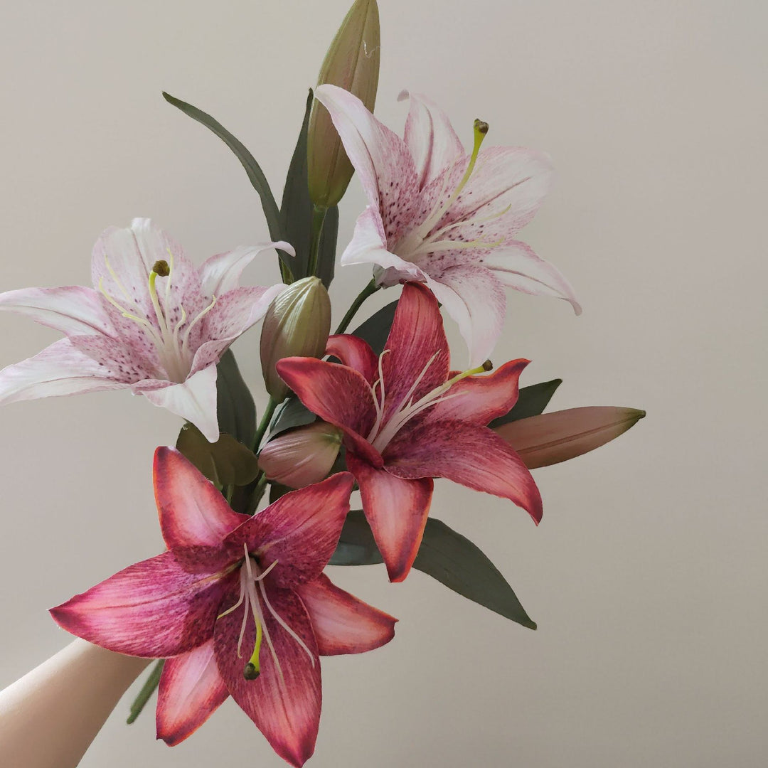 Lifelike Lily Stem