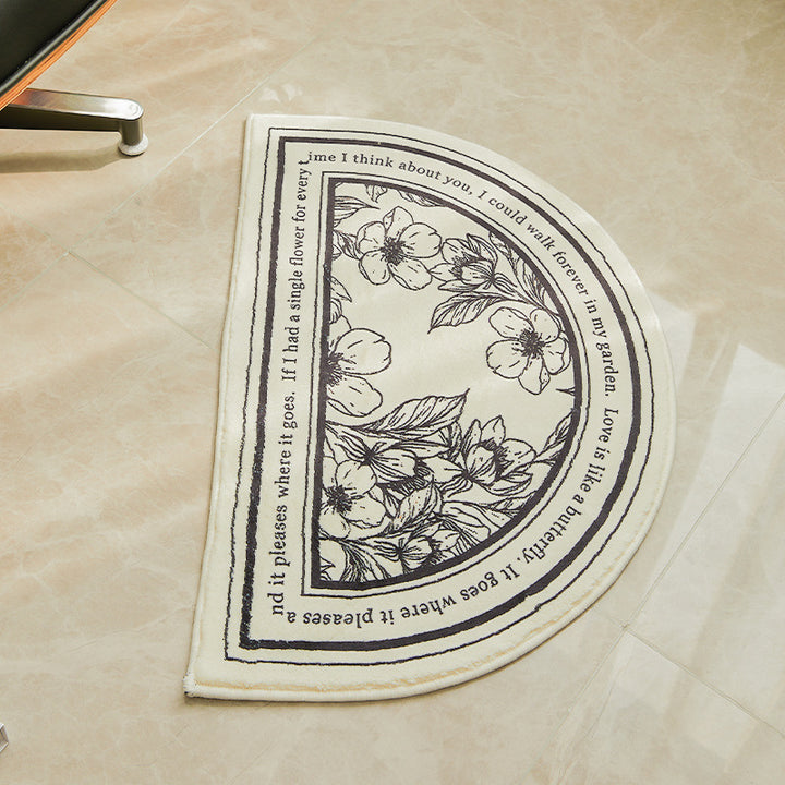 Decorative Botanical Bathroom Mat