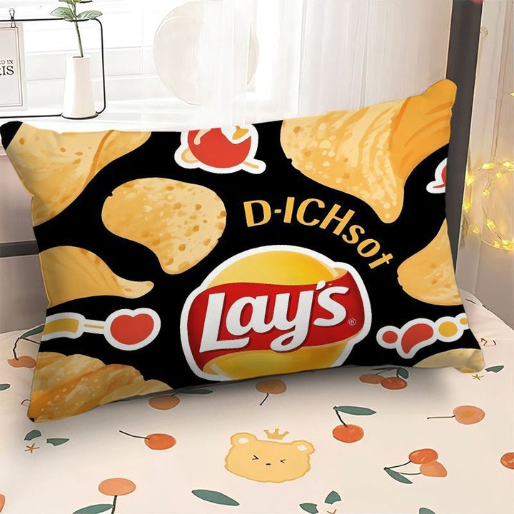 Playful Snack-Themed Decorative Throw Pillow