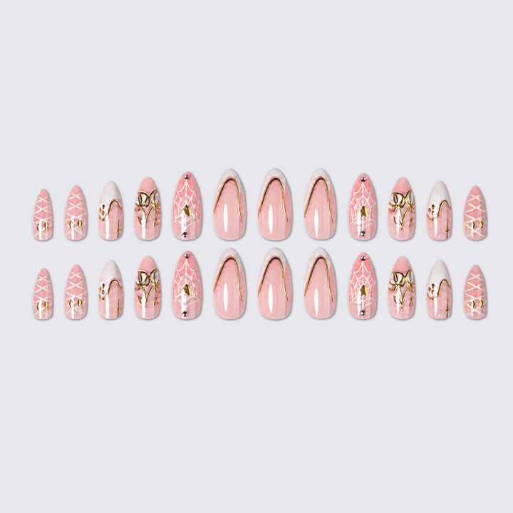 Artistic Halloween Themed Press-On Nail Set Stornfield