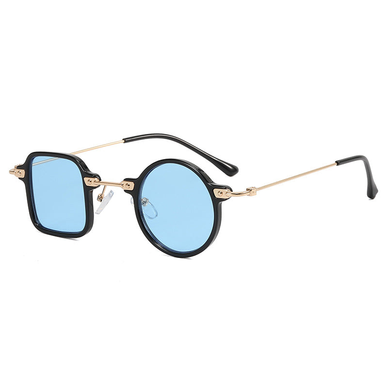 Ladies elegant round hybrid glasses with square design Stornfield