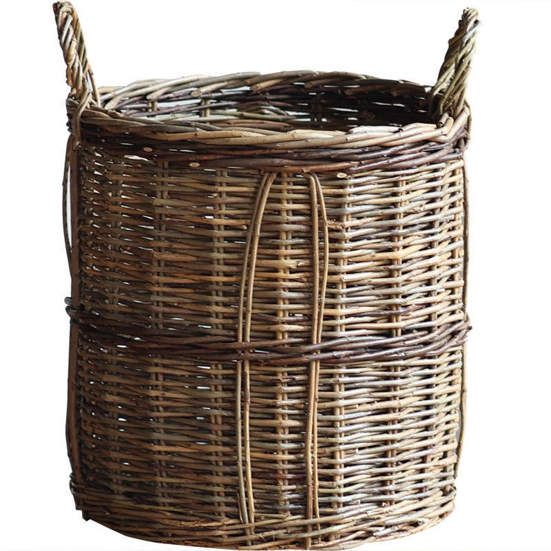 Handcrafted storage basket made of willow Stornfield