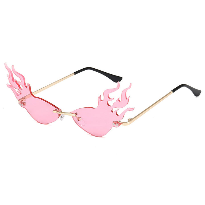 Women's fashionable sunglasses with flame-shaped design Stornfield