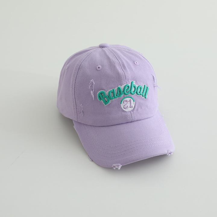 Men's Distressed Cotton Baseball Cap Stornfield