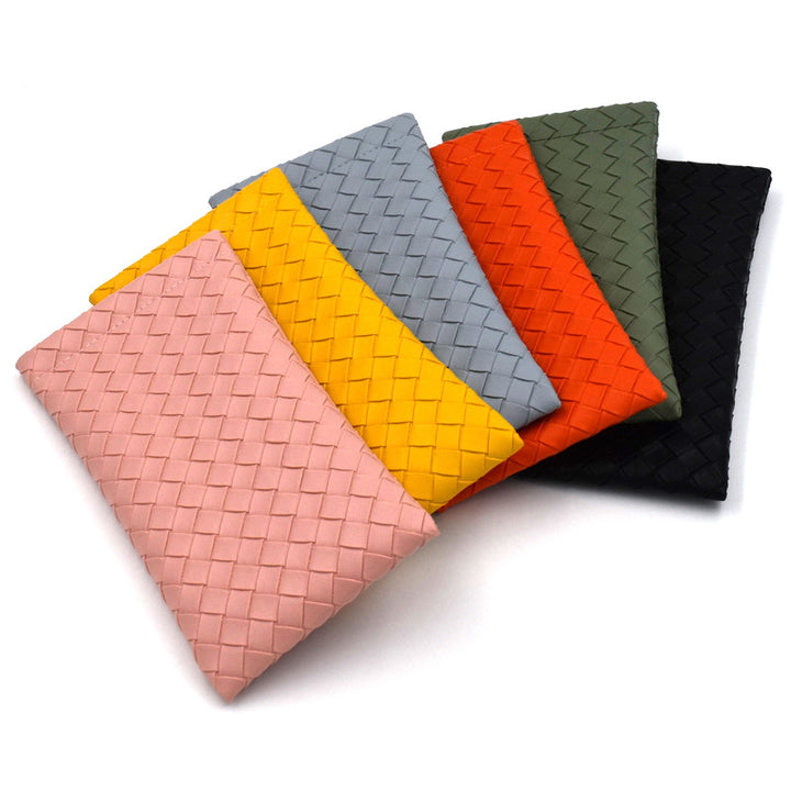 Woven Leather Clutch Wallet Stornfield