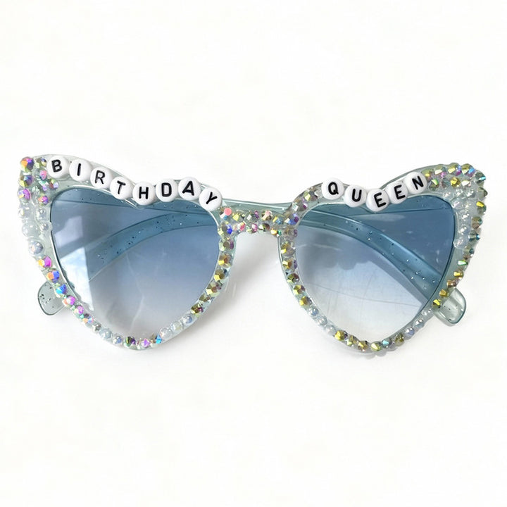 Rhinestone-Accented Birthday-Themed Sunglasses Stornfield
