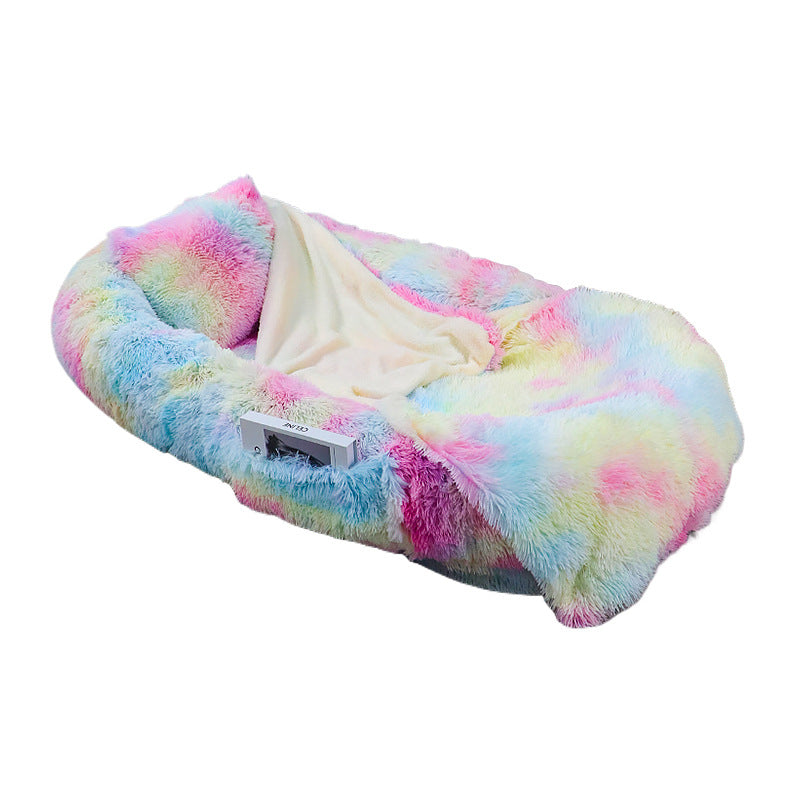 Plush Cuddly Dog Bed
