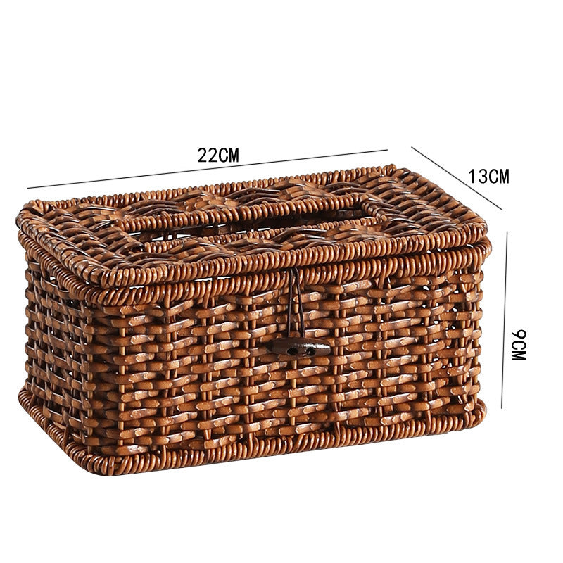 Handcrafted Wicker Storage Box Stornfield