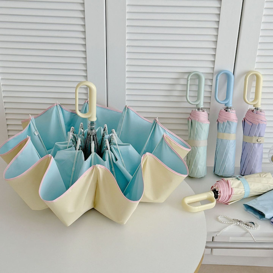Women's Foldable Umbrella with Innovative Flower Shape Stornfield