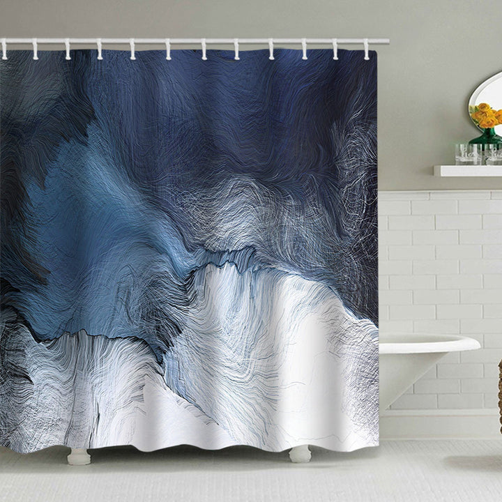 Artistic Marble Design Shower Curtain Stornfield