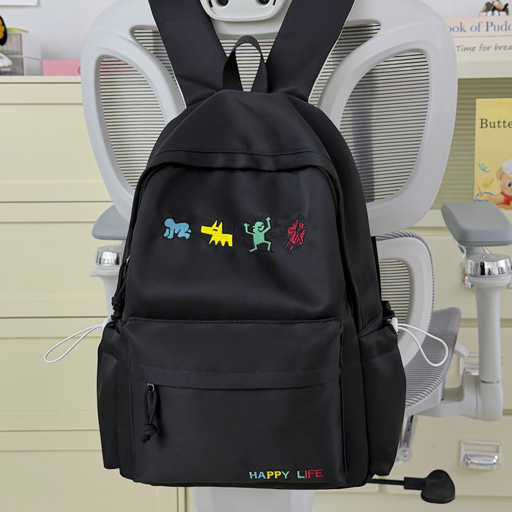 Artistic Embroidered Casual Backpack Stornfield