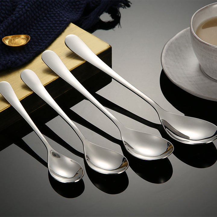 Elegant teaspoon with ergonomic design and shiny surface Stornfield