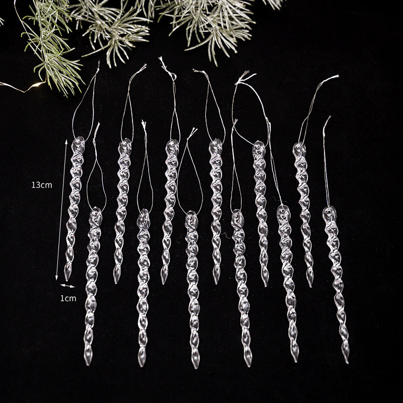 Crystal Icicle Ornaments